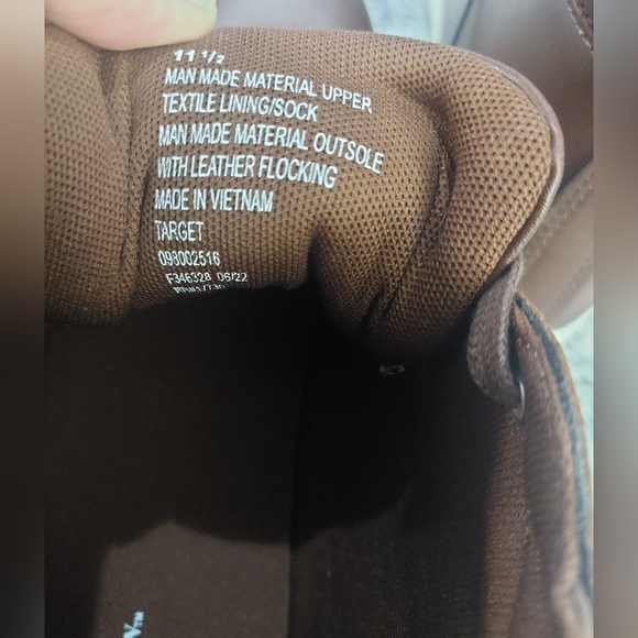 Nwot Goodfellow & Co 11.5 Landry high top Sneaker brown - Picture 6 of 7